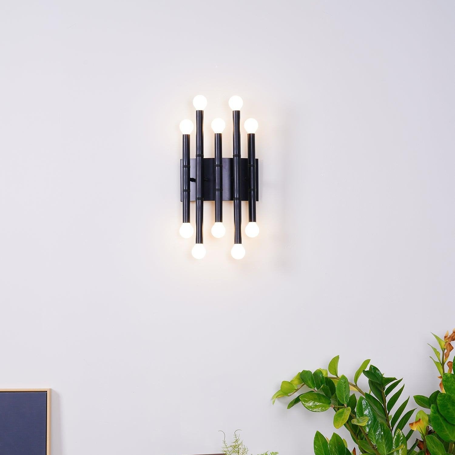 Meurice Sconce Wall Light - Black Wall Lamp, Hardwired Wall Sconce, detail 2