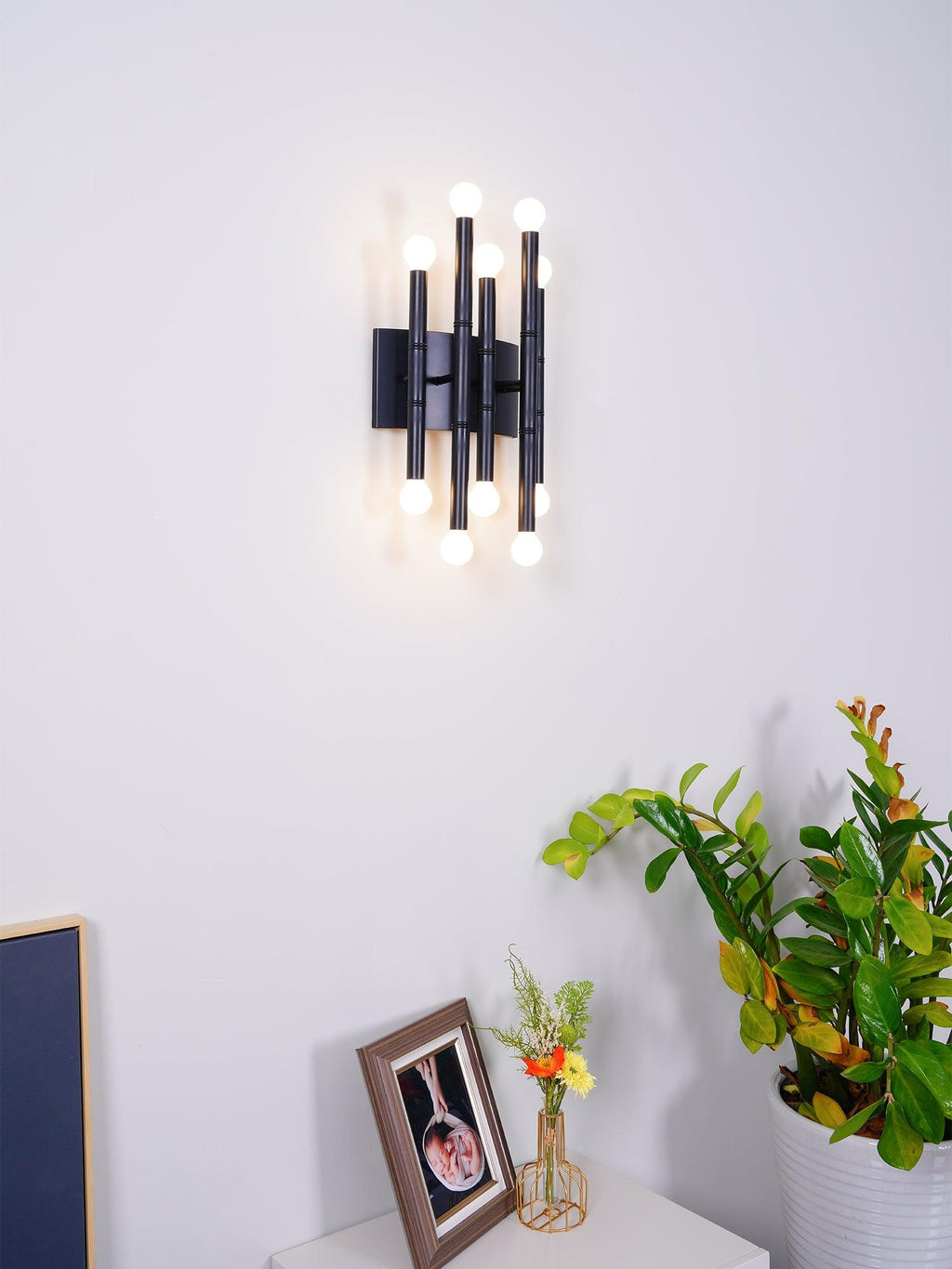 Meurice Sconce Wall Light - Dia 22cm x H 37cm Metal, Hardwired Wall Sconce, detail 8