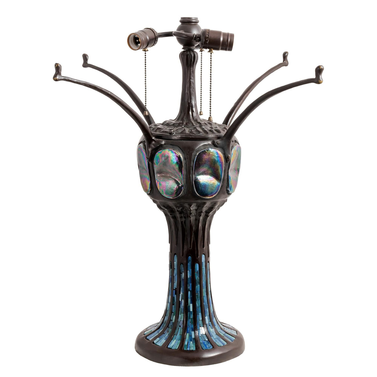 Mosaic 24 Inch Table Light, Bedside Table Lamp, Height: 24.75 Inches