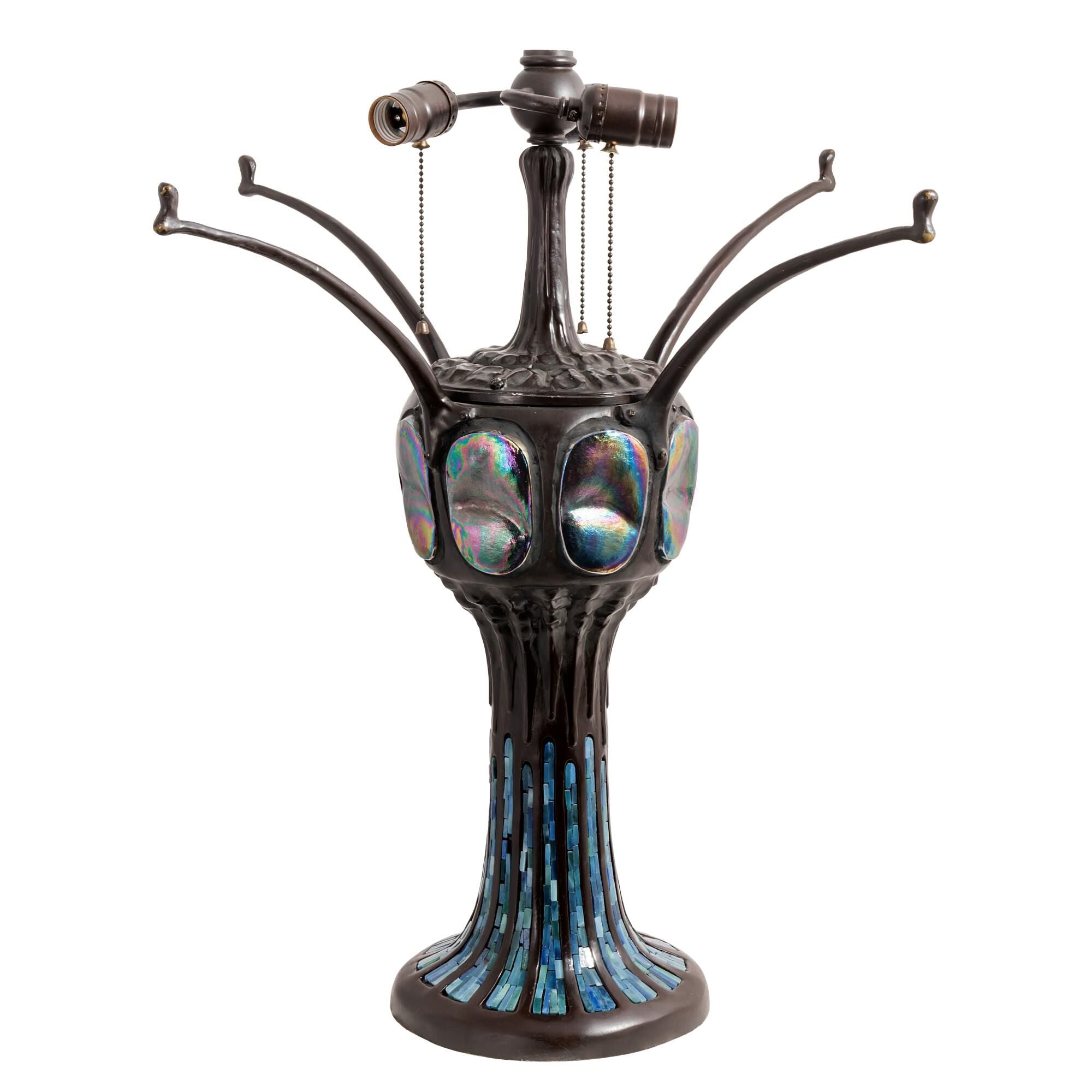 Mosaic 24 Inch Table Light, Bedside Table Lamp, Height: 24.75 Inches