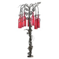 Tuscan Vineyard Red 47 Inch Table Light, Bedside Table Lamp, Height: 47.0 Inches