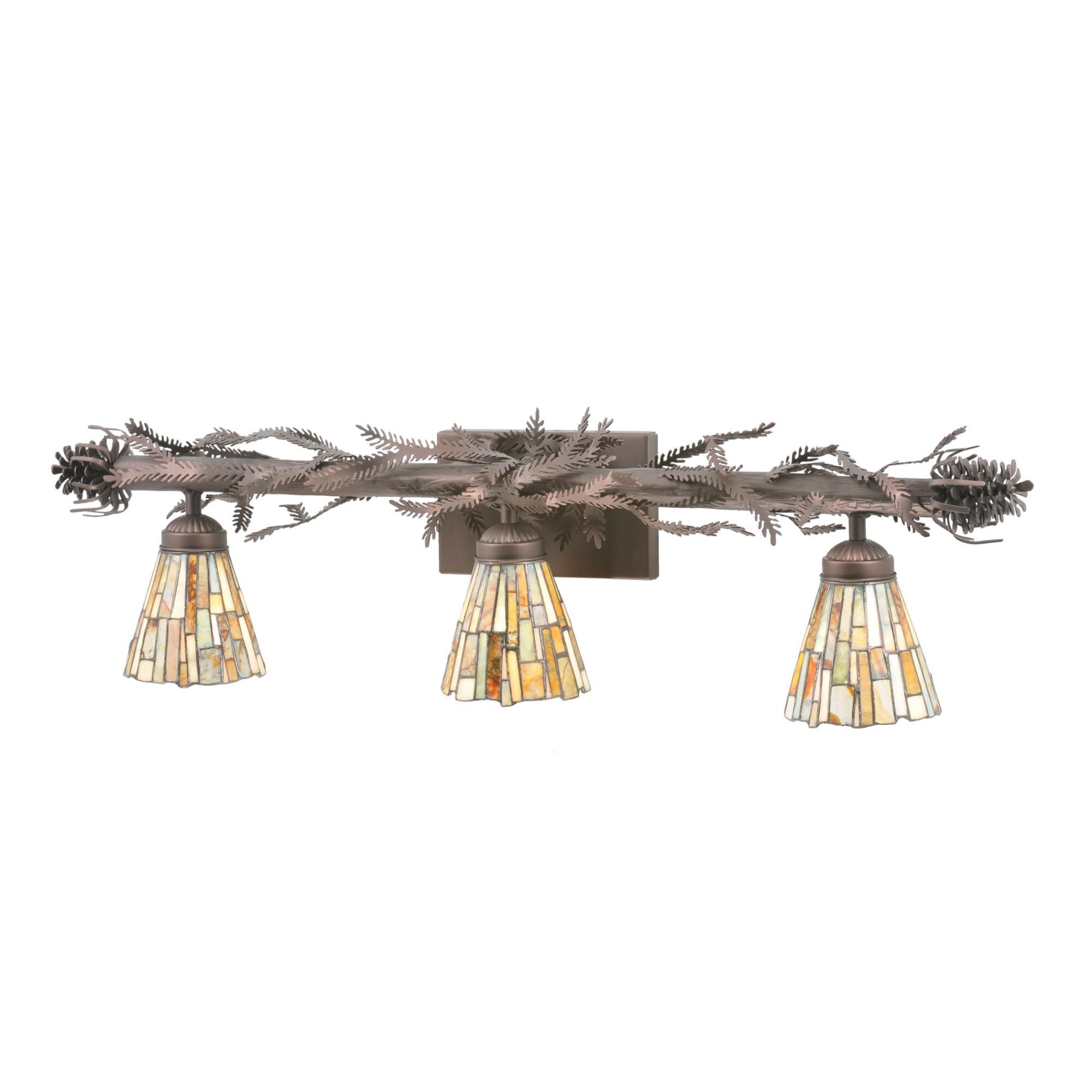 Jadestone Delta 36 Inch 3 Light Bath Vanity Fixture, Bathroom Vanity Light, Height: 9.5 Inches
