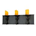 Carpathian 31 Inch 3 Light Bath Vanity Fixture, Bathroom Vanity Light, Height: 12.0 Inches