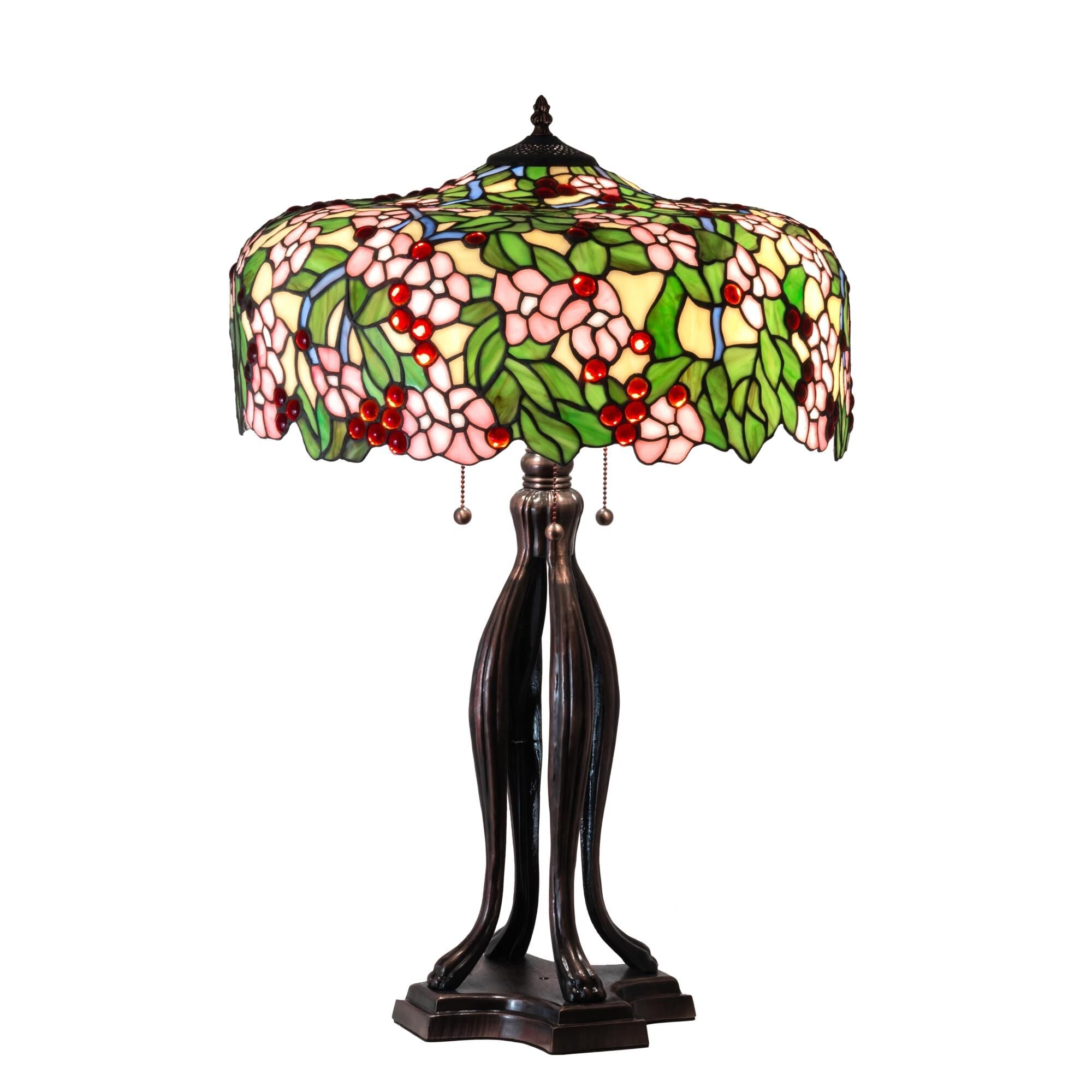 Cherry Blossom 30 Inch Table Light, Bedside Table Lamp, Height: 30.0 Inches