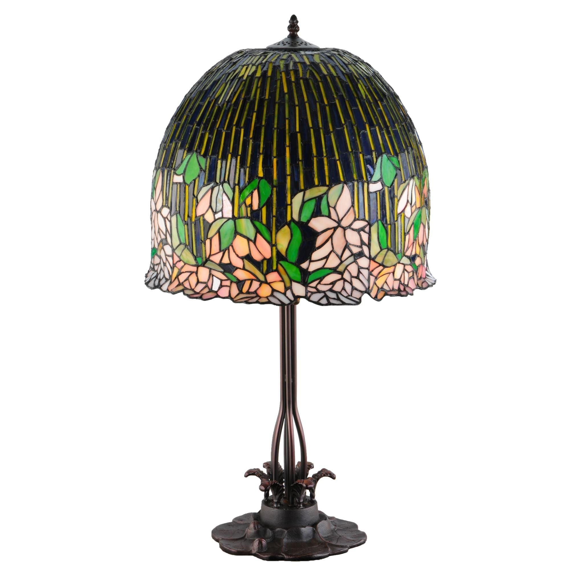 Flowering Lotus 32 Inch Table Light, Bedside Table Lamp, Height: 32.0 Inches