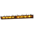 Tall Pines 58 Inch 8 Light Bath Vanity Fixture, Bathroom Vanity Light, Height: 7.0 Inches