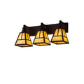 24 Inch 3 Light Bath Vanity Fixture, Bathroom Vanity Light, Height: 10.0 Inches
