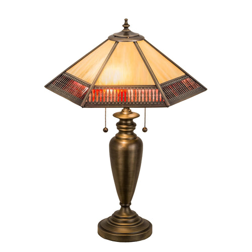 25 Inch Exterior Table Light, Outdoor Wall Light, Height: 25.0 Inches