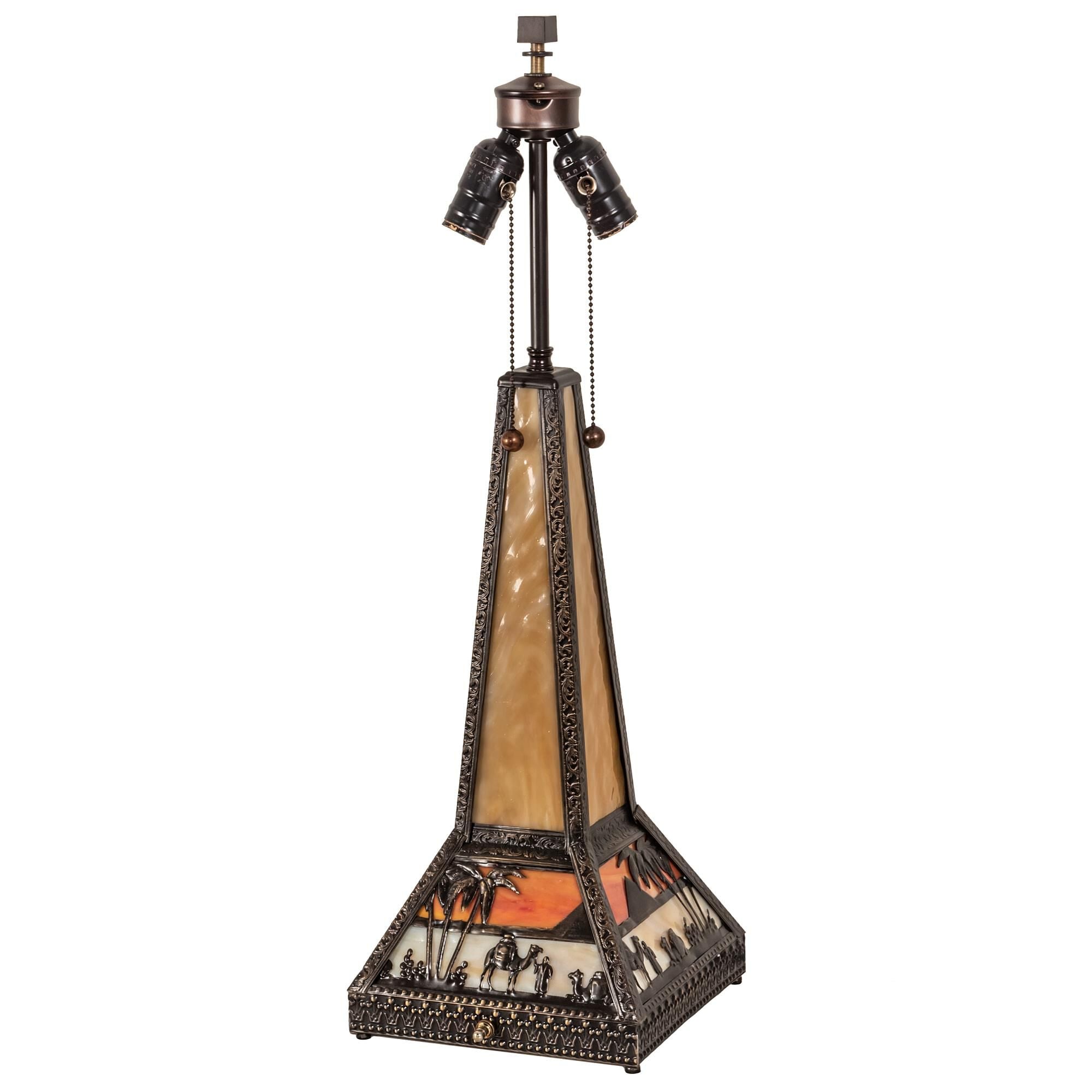 Camel 25 Inch Table Light - Height: 25.5 Inches, Bedside Table Lamp