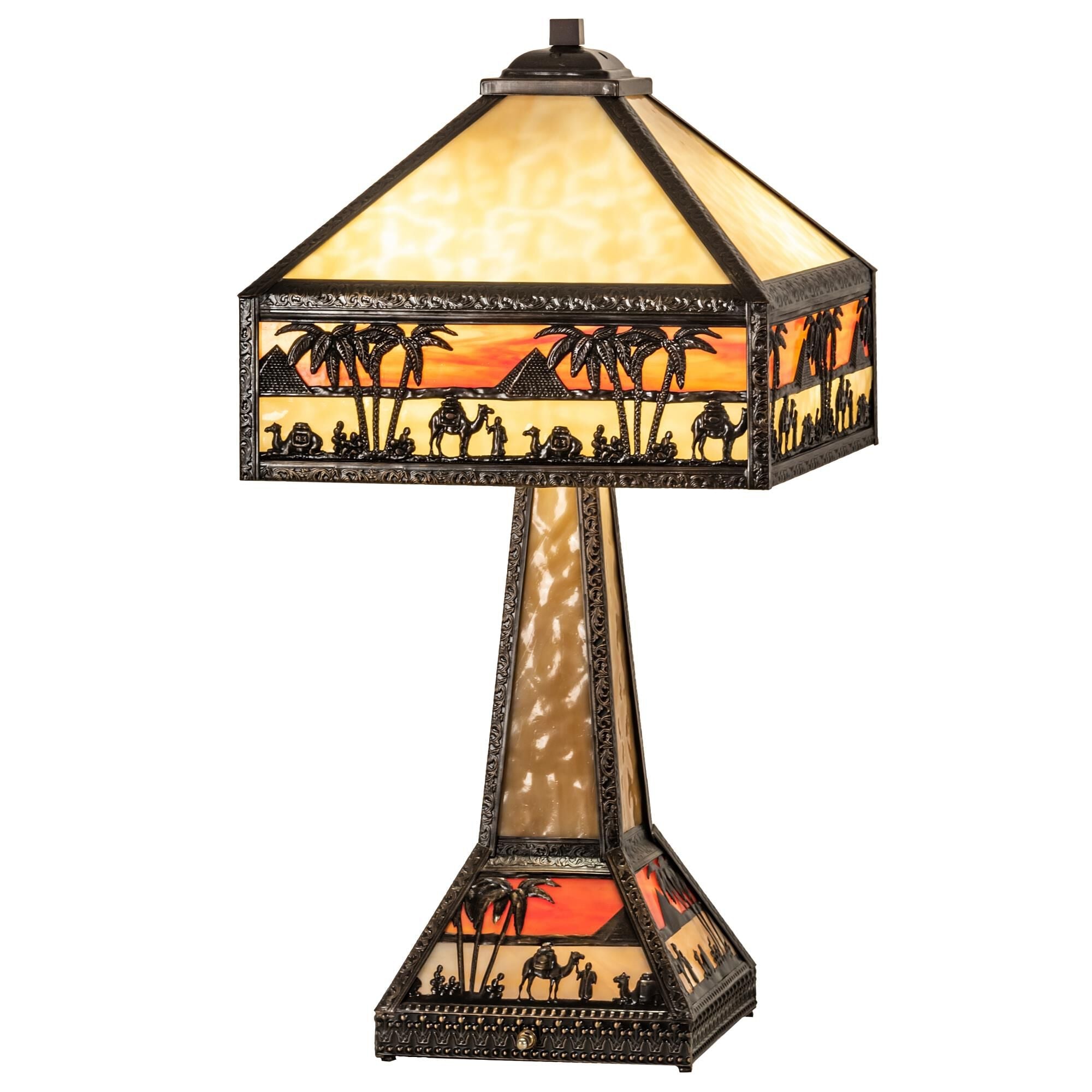 Camel 25 Inch Table Light - Table Lamp, Bedside Table Lamp, Height: 25.5 Inches