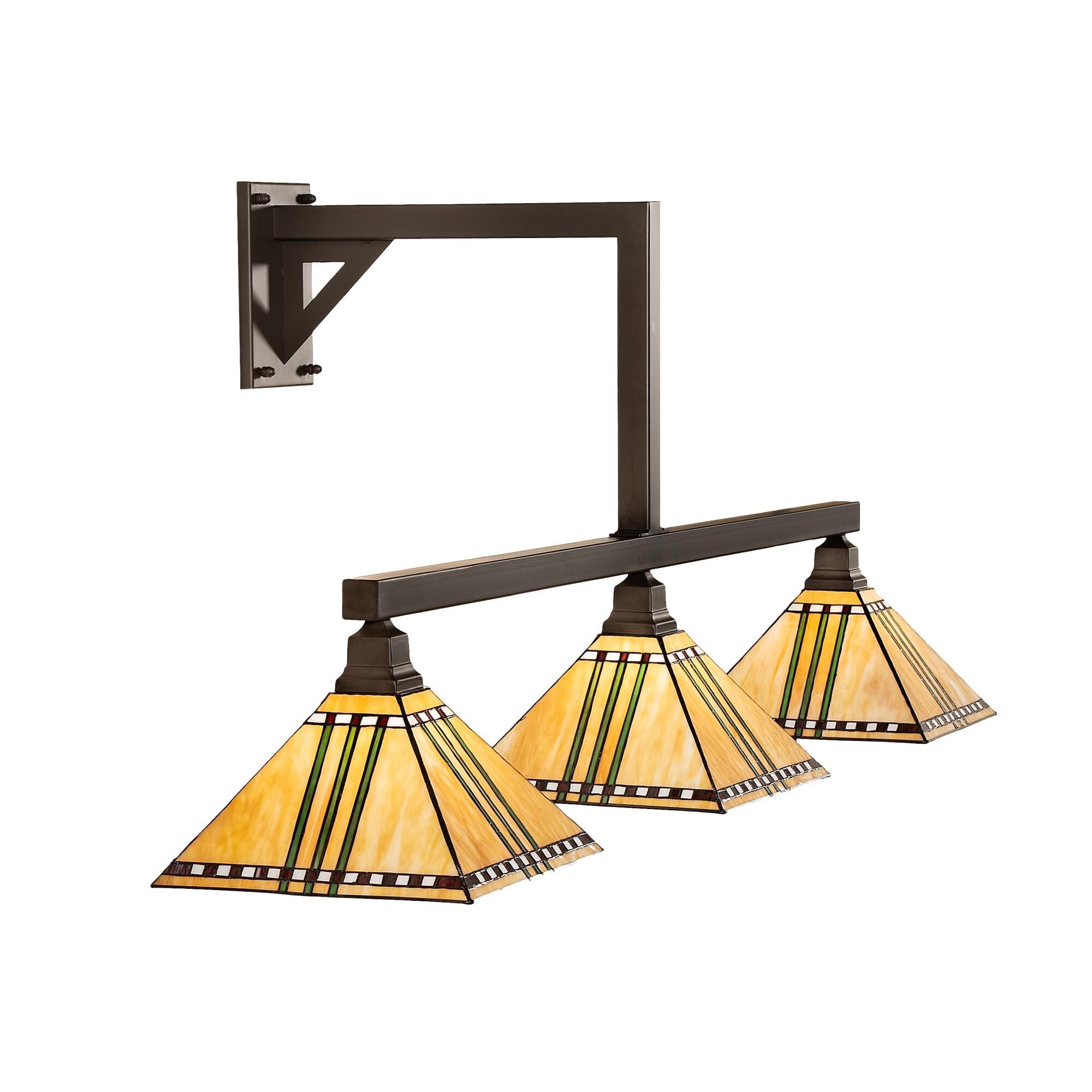 Prairie Corn 64 Inch 3 Light Bath Vanity Fixture, Bathroom Vanity Light, detail 3