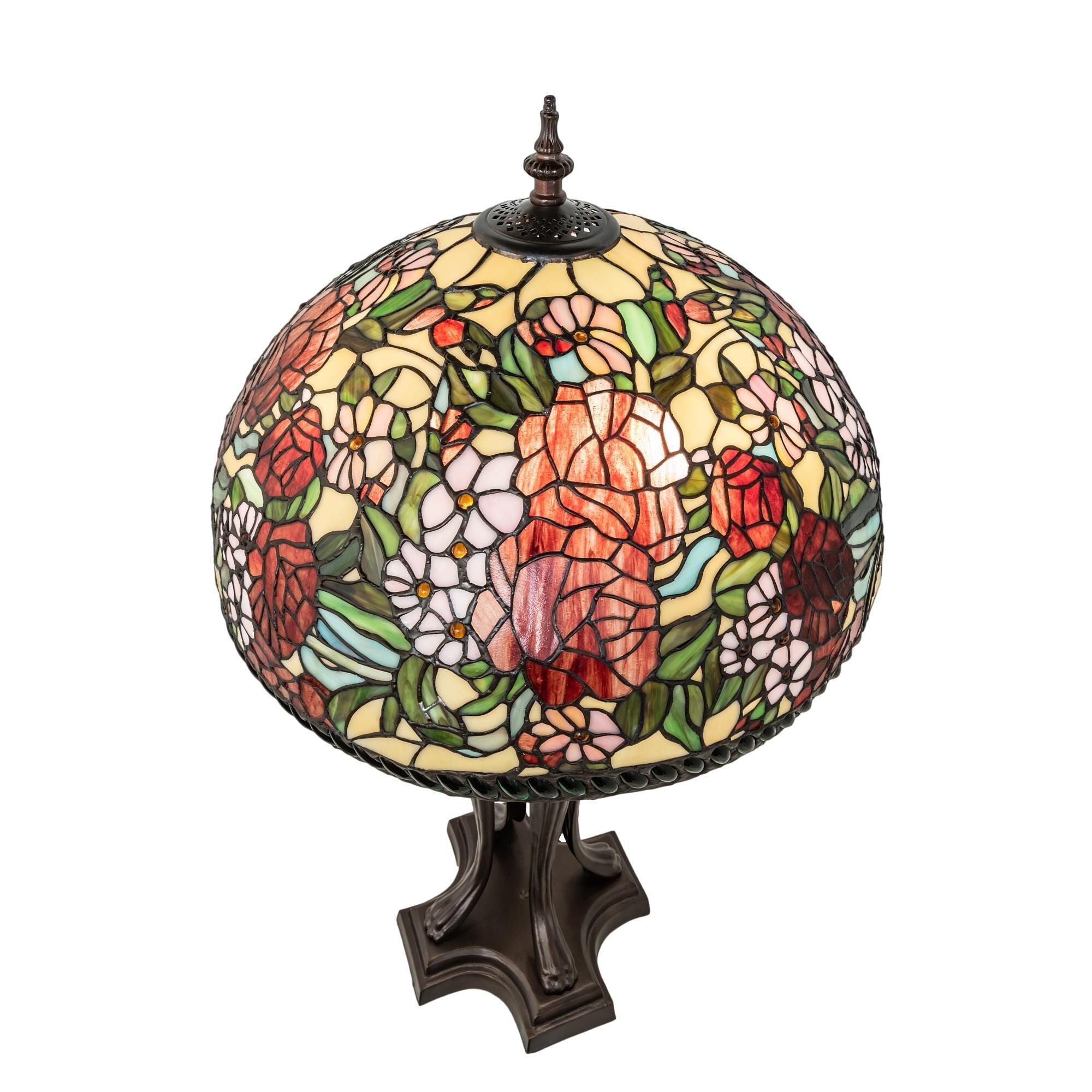Romance Rose 33 Inch Table Light, Bedside Table Lamp, detail 3