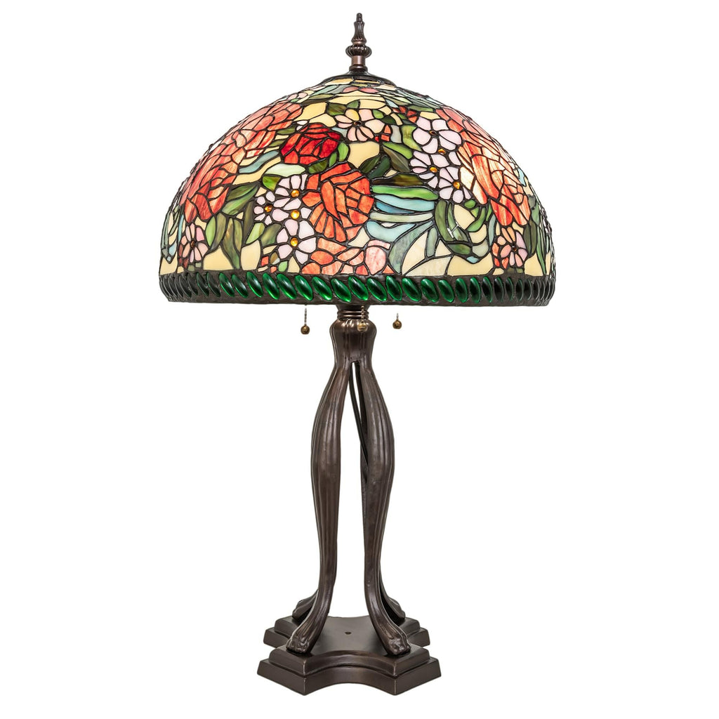 Romance Rose 33 Inch Table Light, Bedside Table Lamp, detail 4