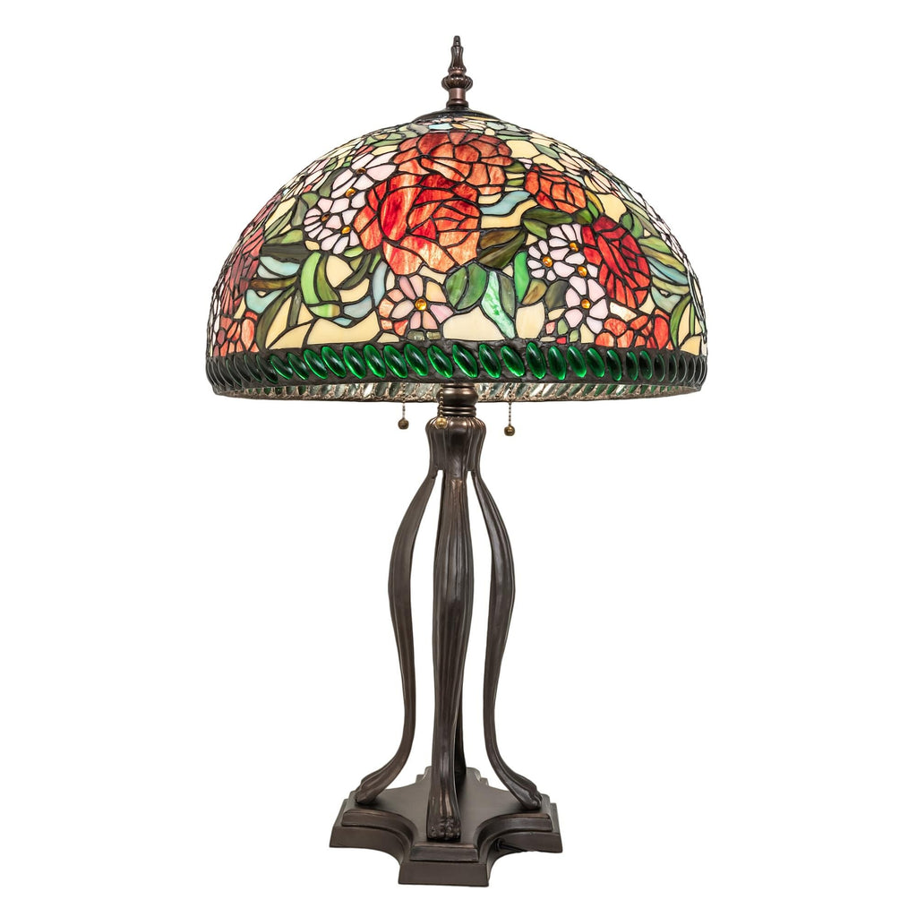 Romance Rose 33 Inch Table Light, Bedside Table Lamp, detail 7