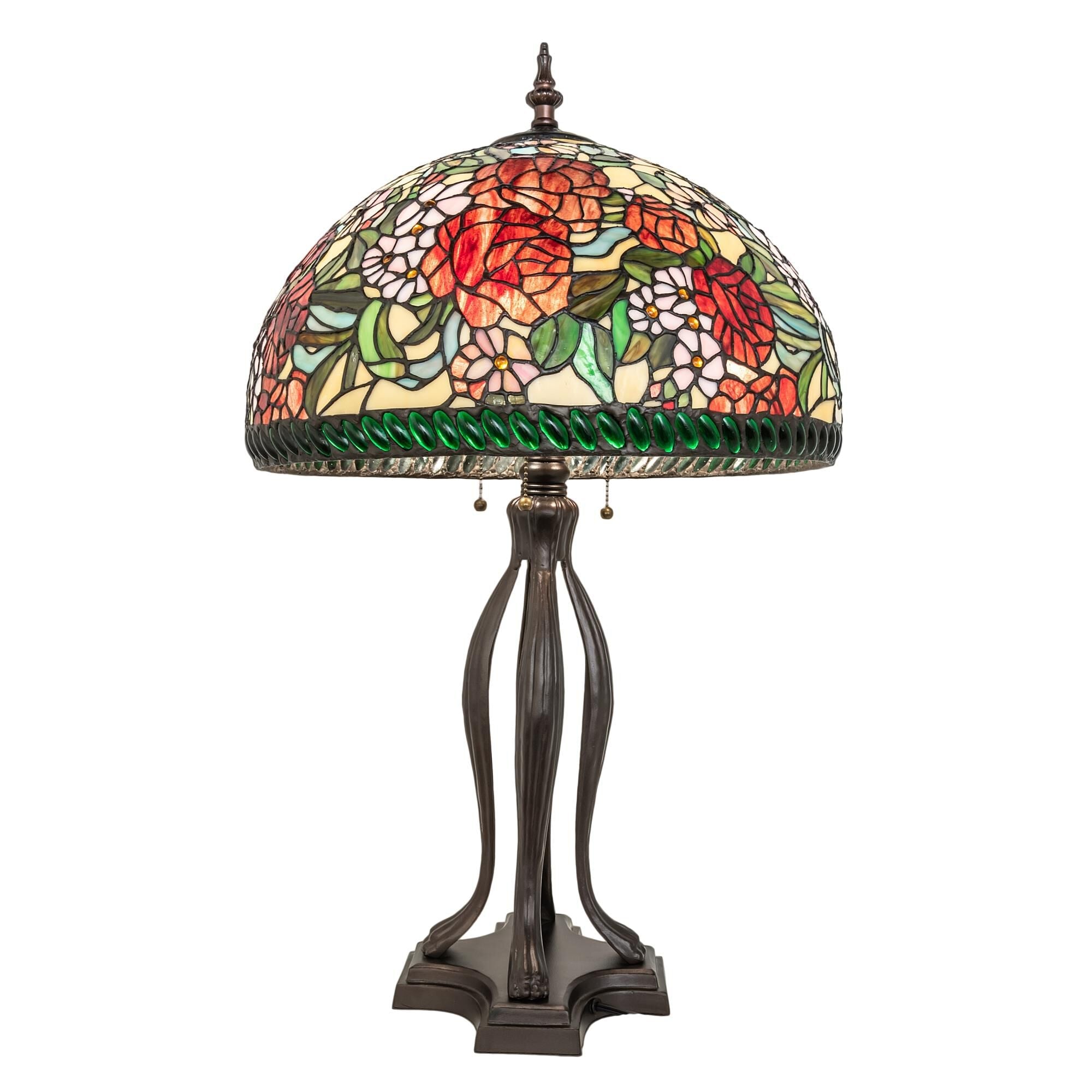 Romance Rose 33 Inch Table Light, Bedside Table Lamp, detail 7