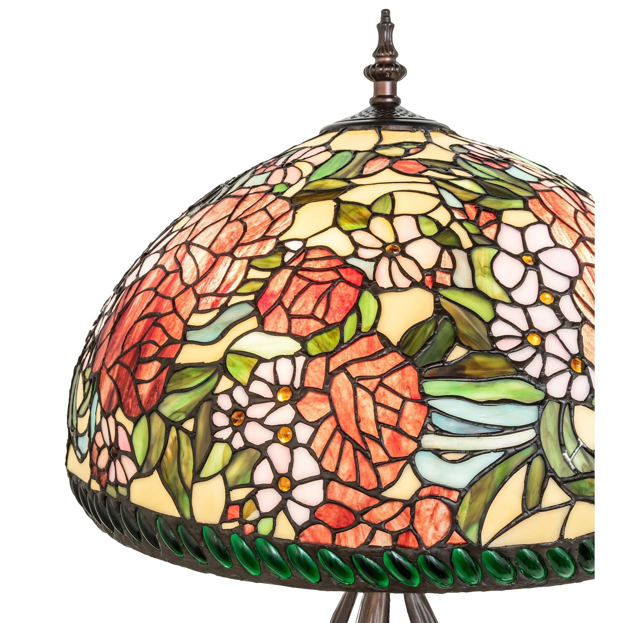 Romance Rose 33 Inch Table Light, Bedside Table Lamp, detail 5