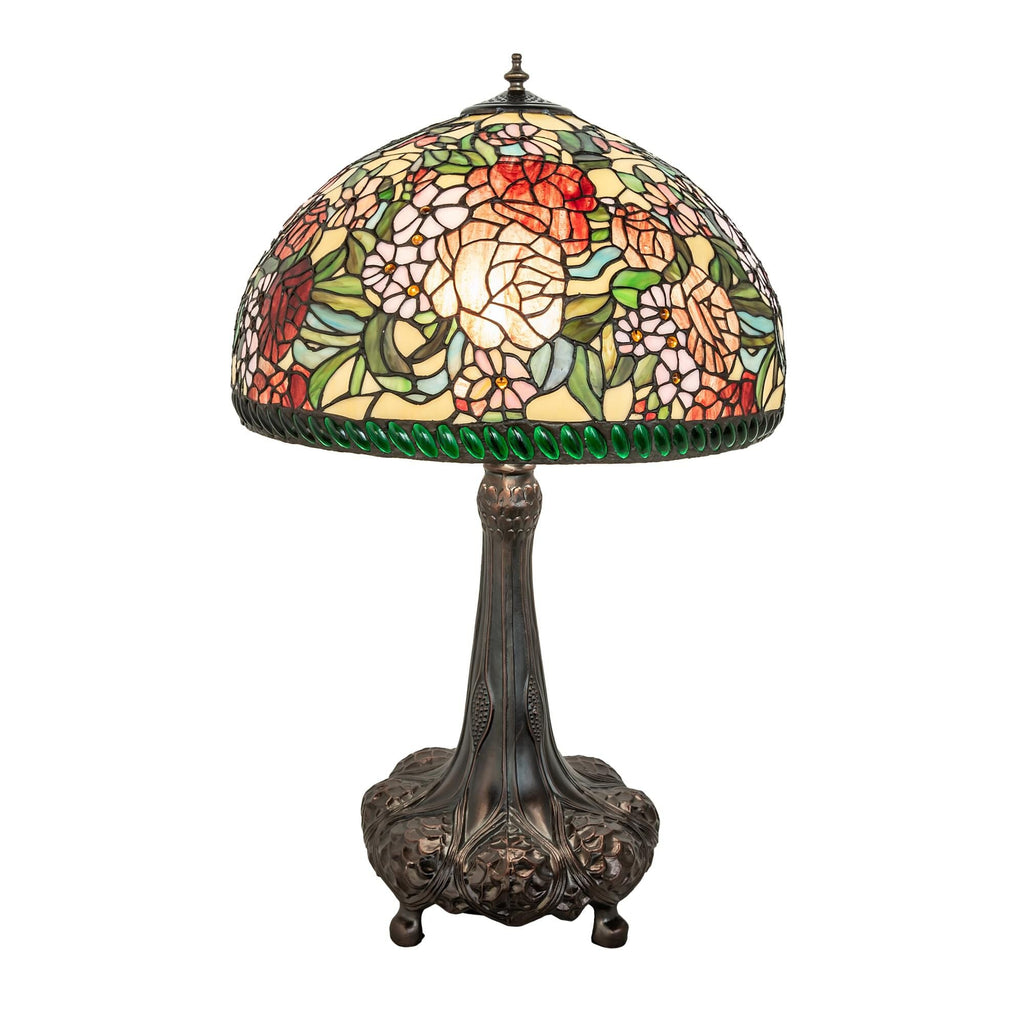 Romance Rose 31 Inch Table Light, Bedside Table Lamp, Height: 31.0 Inches