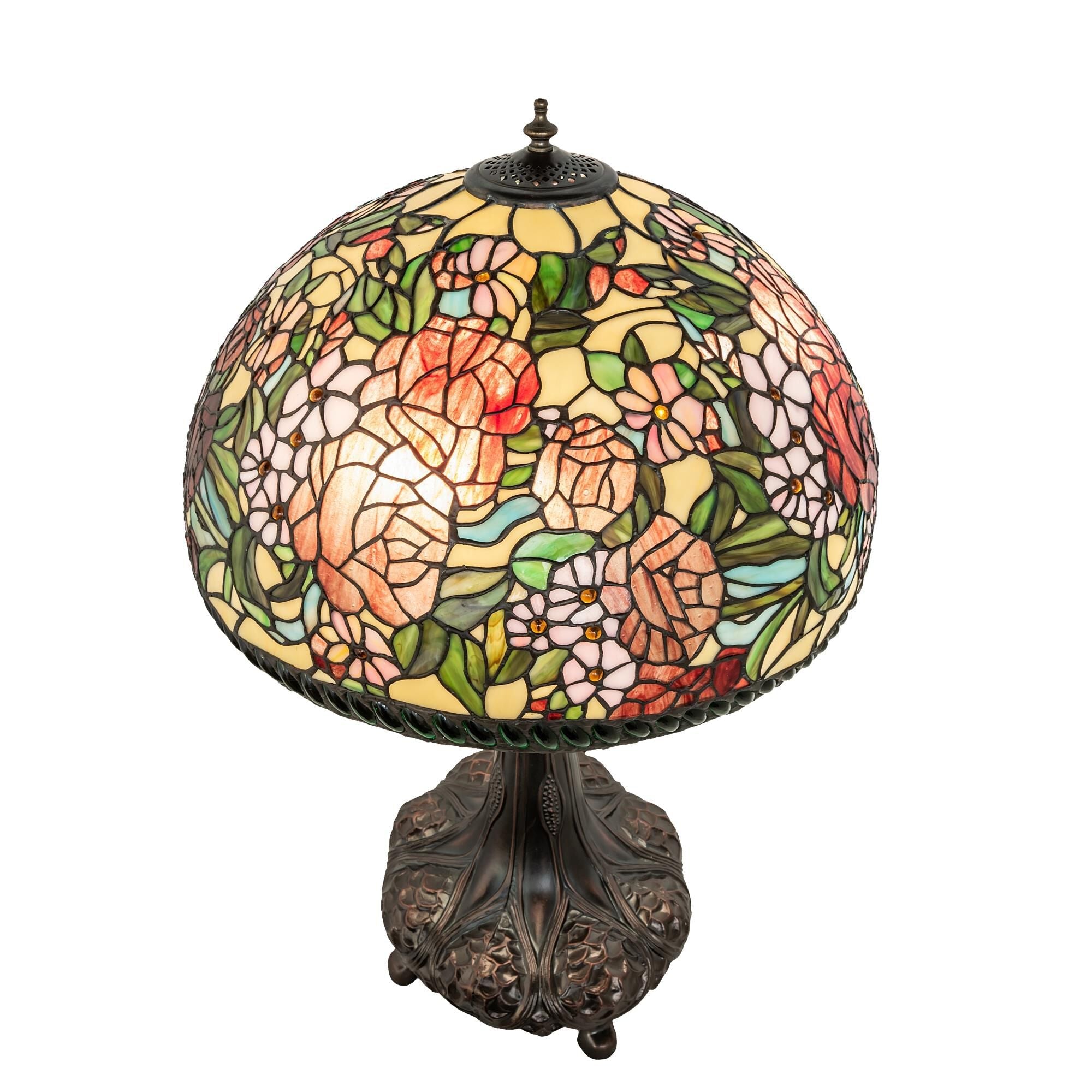 Romance Rose 31 Inch Table Light, Bedside Table Lamp, detail 3