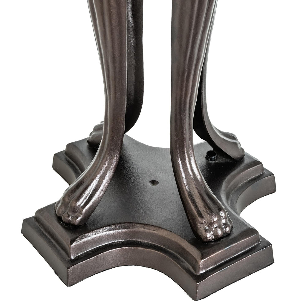 Duffner And Kimberly Hollyhock 33 Inch Table Light, Bedside Table Lamp, detail 7