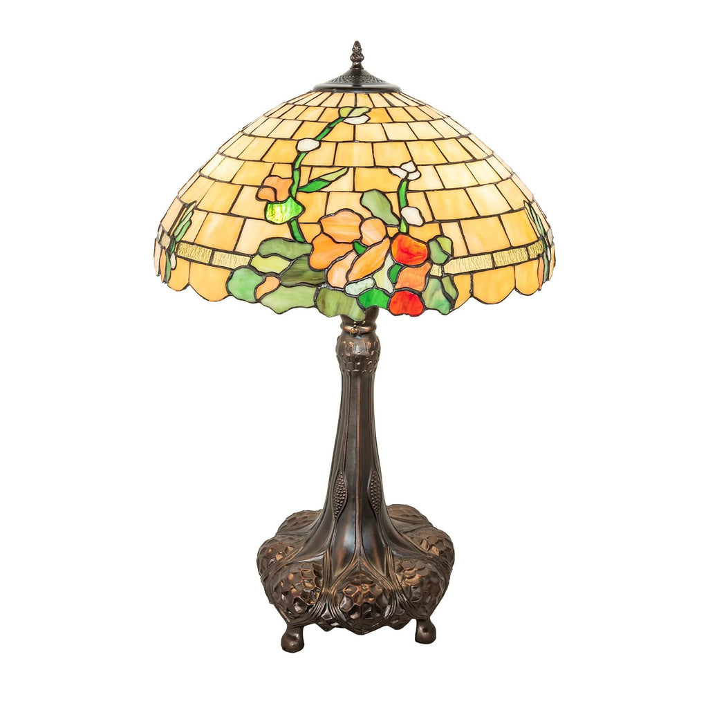 Duffner And Kimberly Hollyhock 31 Inch Table Light, Bedside Table Lamp, Height: 31.0 Inches