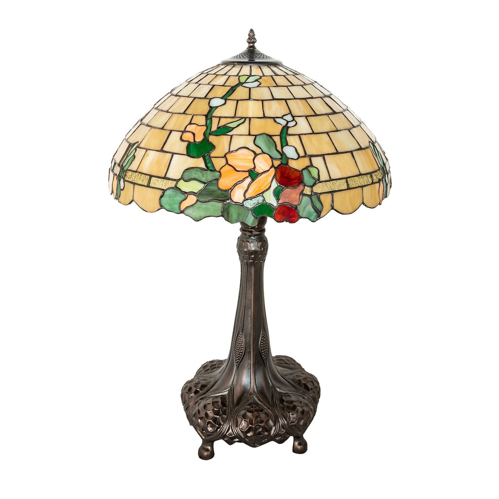 Duffner And Kimberly Hollyhock 31 Inch Table Light, Bedside Table Lamp, detail 2