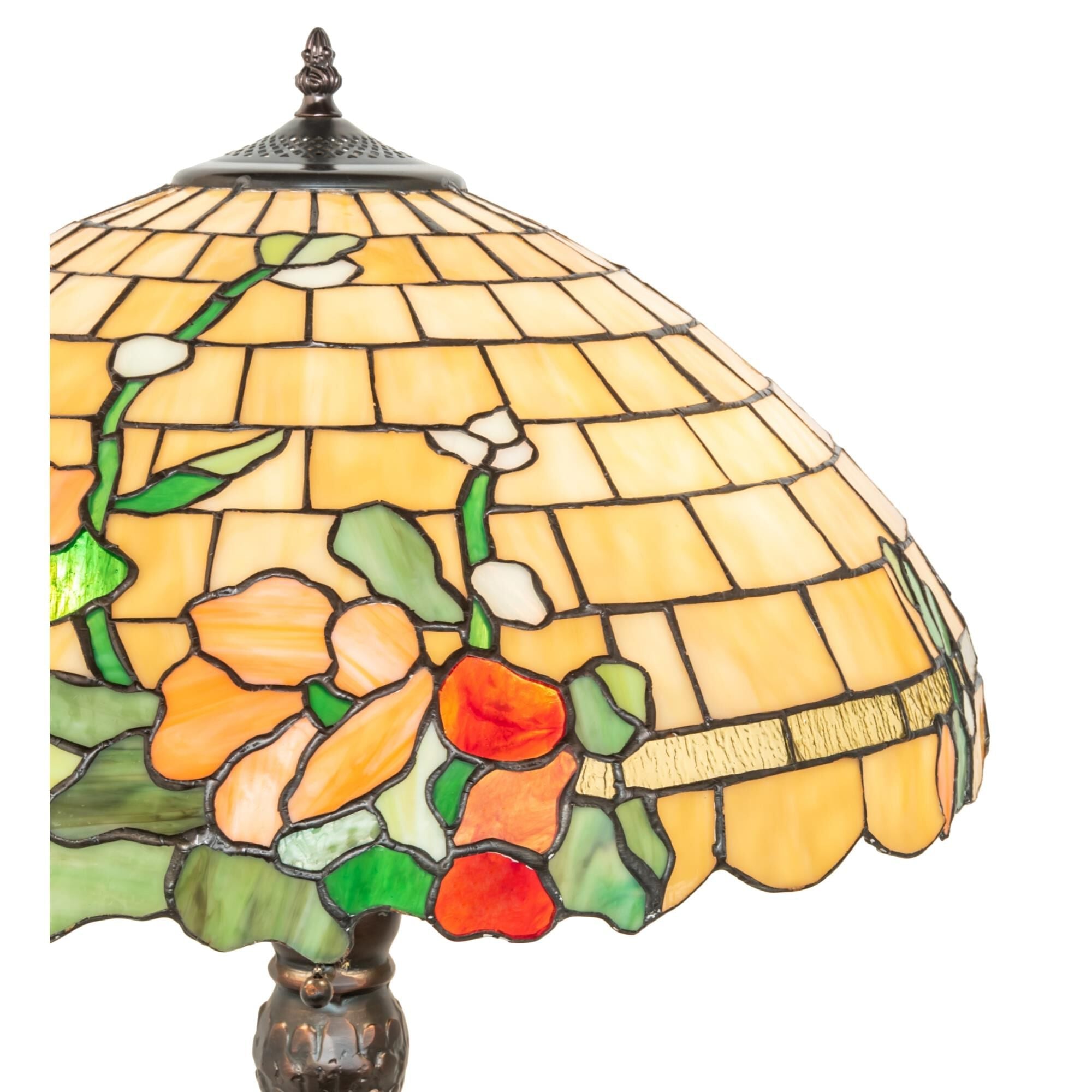 Duffner And Kimberly Hollyhock 31 Inch Table Light, Bedside Table Lamp, detail 5