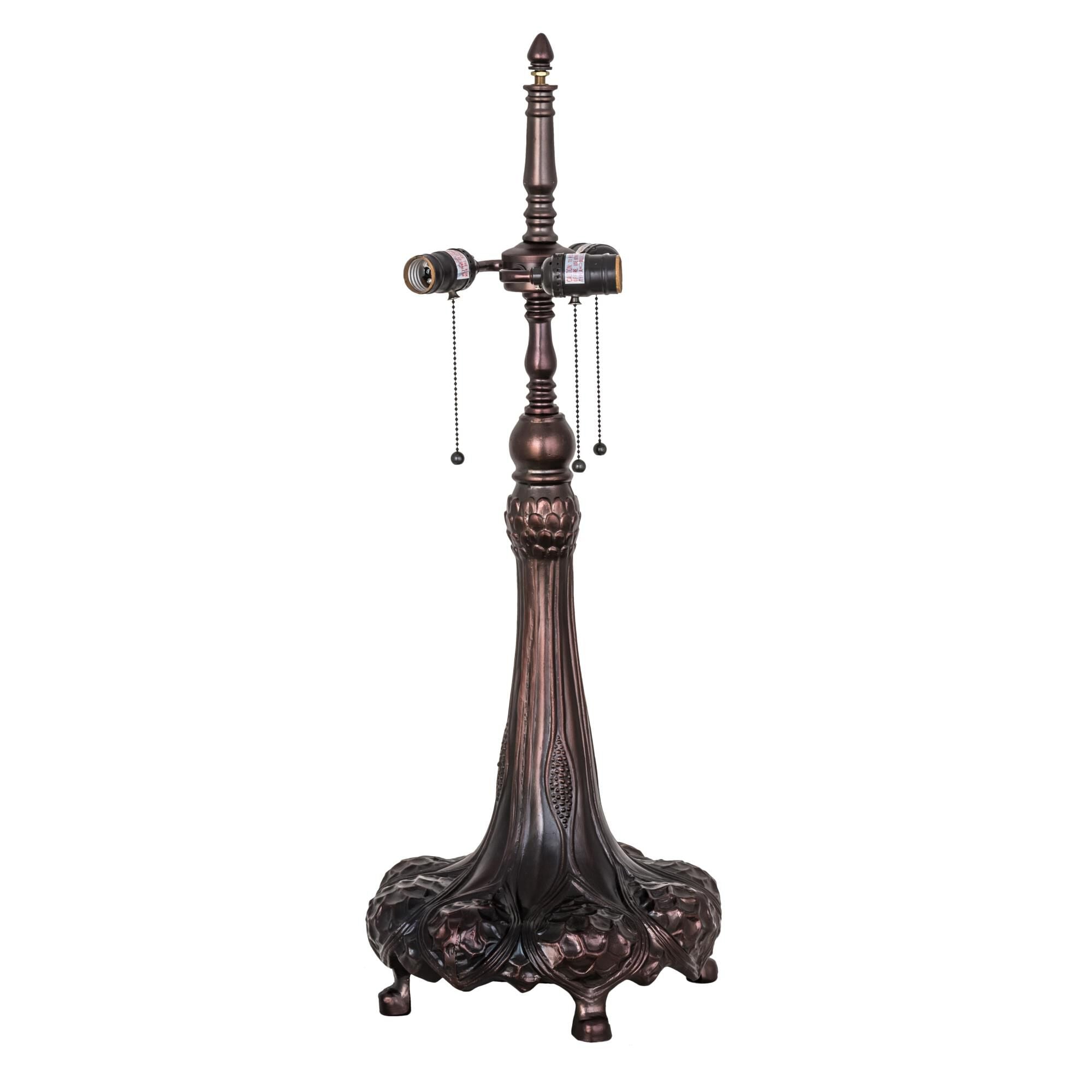 Duffner And Kimberly Hollyhock 31 Inch Table Light, Bedside Table Lamp, detail 6