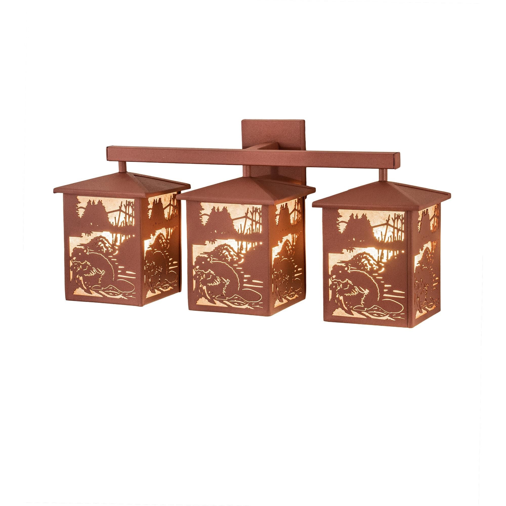 Beaver At Work 27 Inch 3 Light Led Bath Vanity Fixture, Bathroom Vanity Light, Height: 12.5 Inches