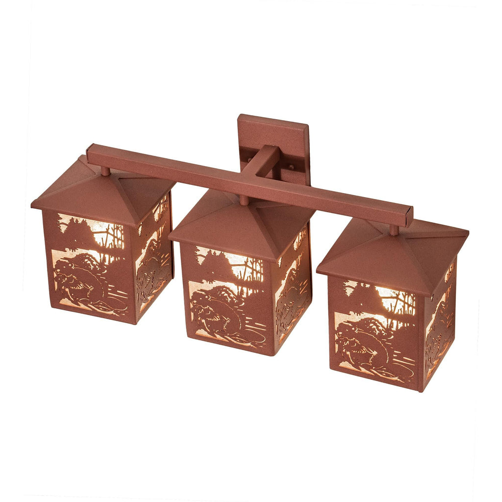 Beaver At Work 27 Inch 3 Light Led Bath Vanity Fixture, Bathroom Vanity Light, detail 3