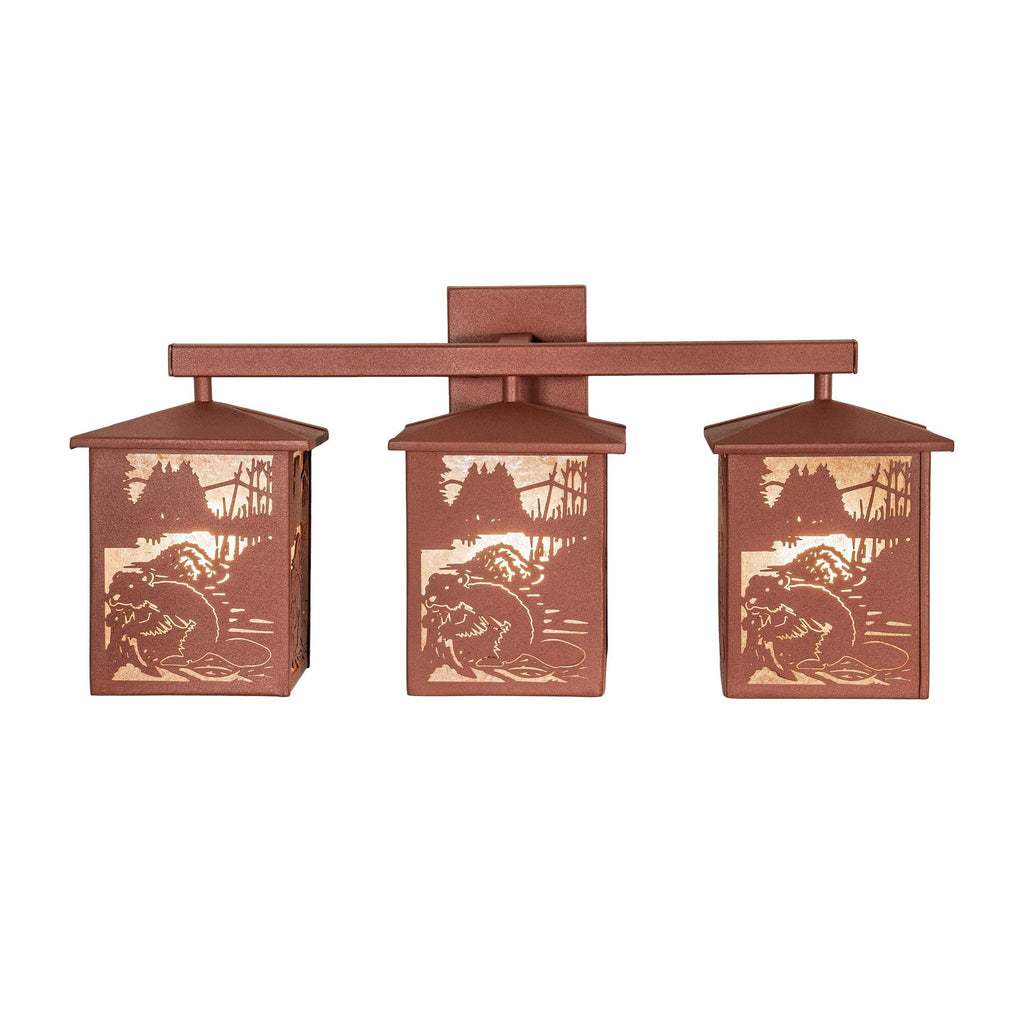 Beaver At Work 27 Inch 3 Light Led Bath Vanity Fixture, Bathroom Vanity Light, detail 4