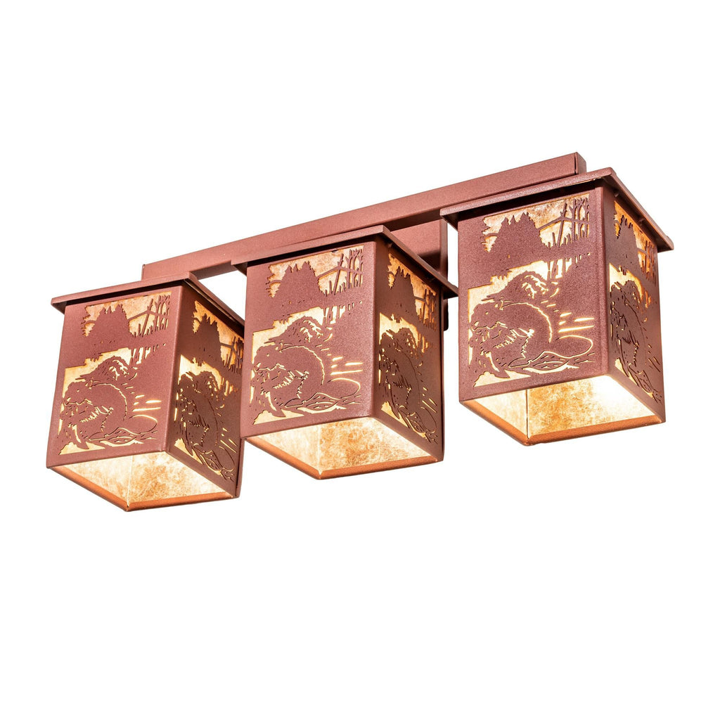 Beaver At Work 27 Inch 3 Light Led Bath Vanity Fixture, Bathroom Vanity Light, detail 7