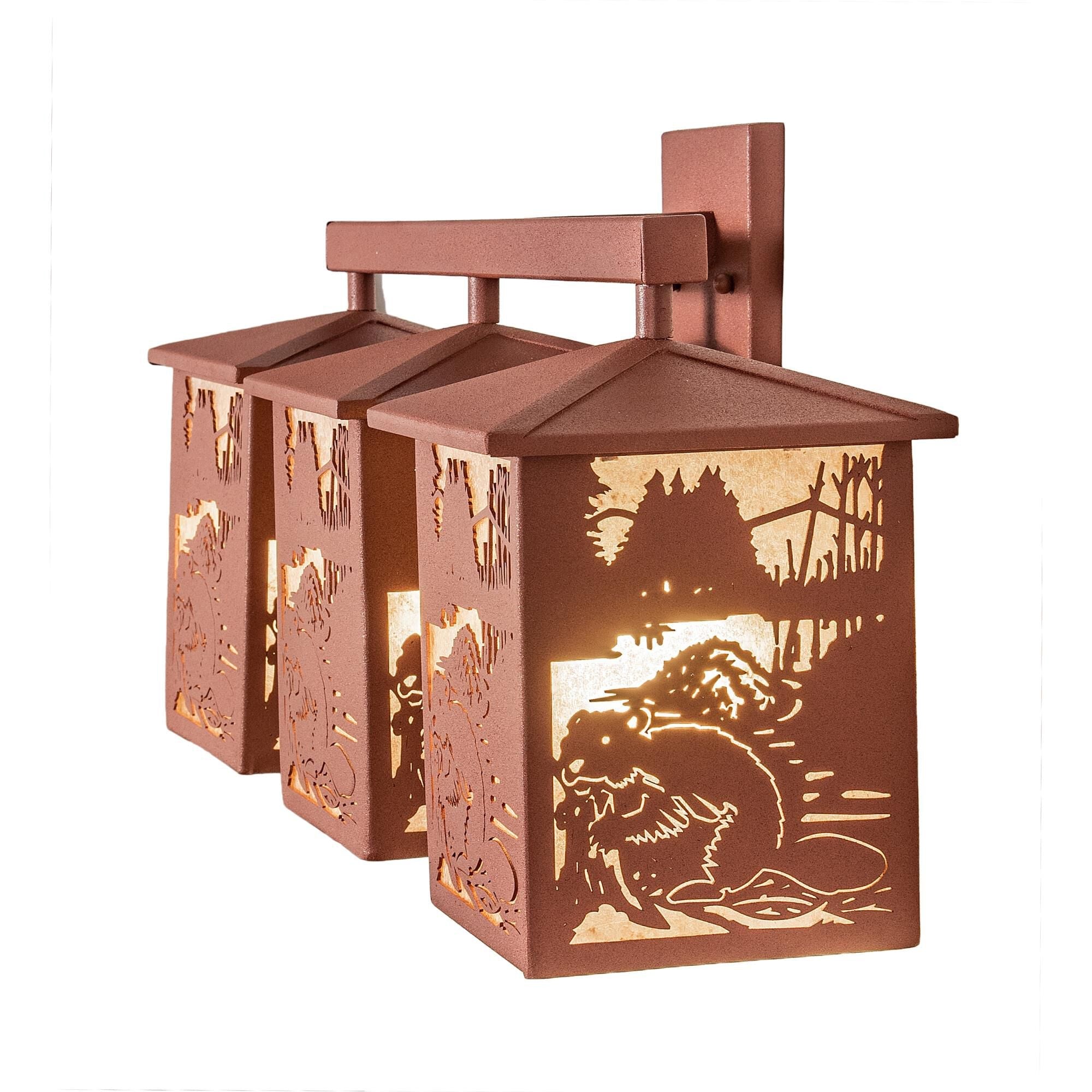 Beaver At Work 27 Inch 3 Light Led Bath Vanity Fixture, Bathroom Vanity Light, detail 5
