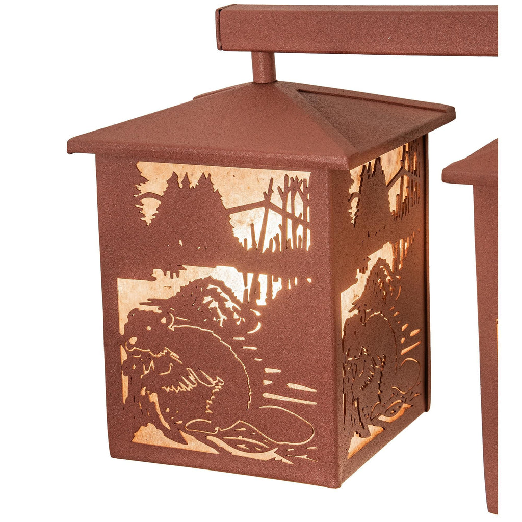 Beaver At Work 27 Inch 3 Light Led Bath Vanity Fixture, Bathroom Vanity Light, detail 8