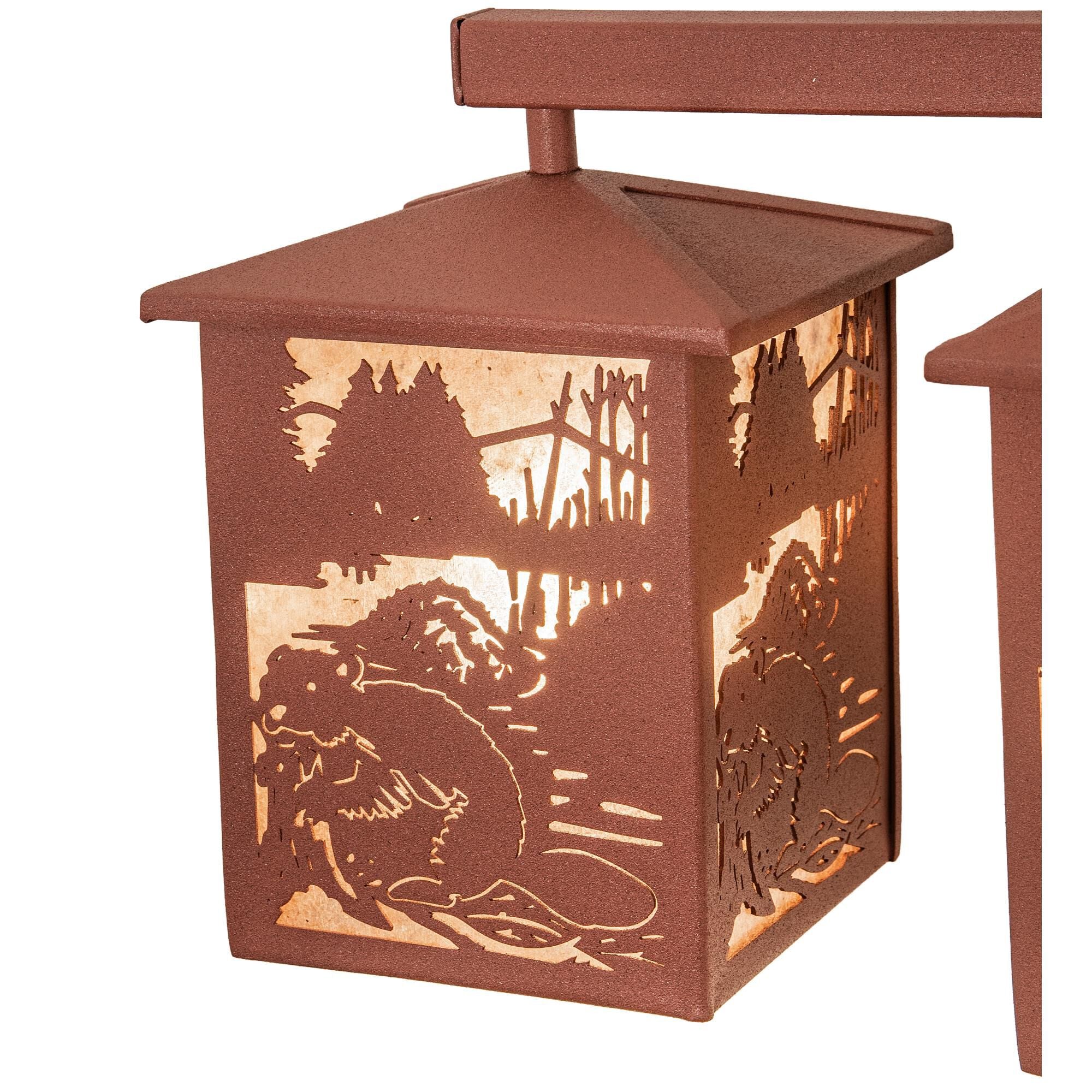 Beaver At Work 27 Inch 3 Light Led Bath Vanity Fixture, Bathroom Vanity Light, detail 8