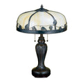 Arts And Crafts Maple Leaf 25 Inch Table Light, Bedside Table Lamp, Height: 25.0 Inches