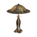 Lotus Leaf 31 Inch Table Light, Bedside Table Lamp, Height: 31.0 Inches