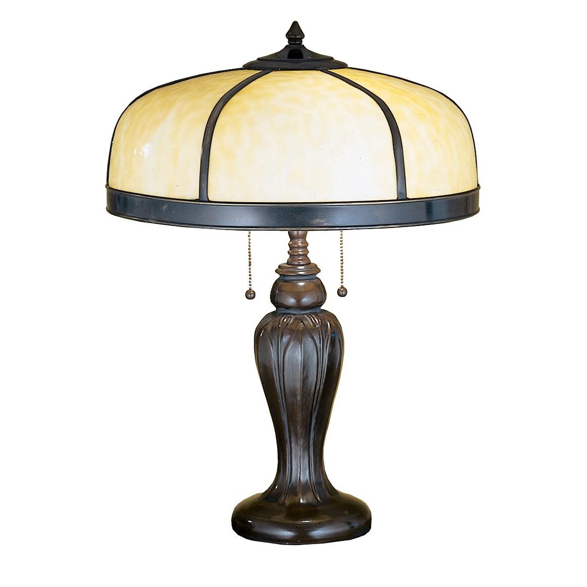 Arts And Crafts Dome 25 Inch Table Light, Bedside Table Lamp, Height: 25.0 Inches