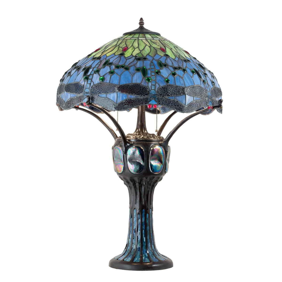 Hanginghead Dragonfly 33 Inch Table Lamp table lamp in glass, metal | Tianguang Select