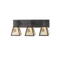 Winter Pine 24 Inch 3 Light Bath Vanity Fixture, Bathroom Vanity Light, Height: 10.0 Inches