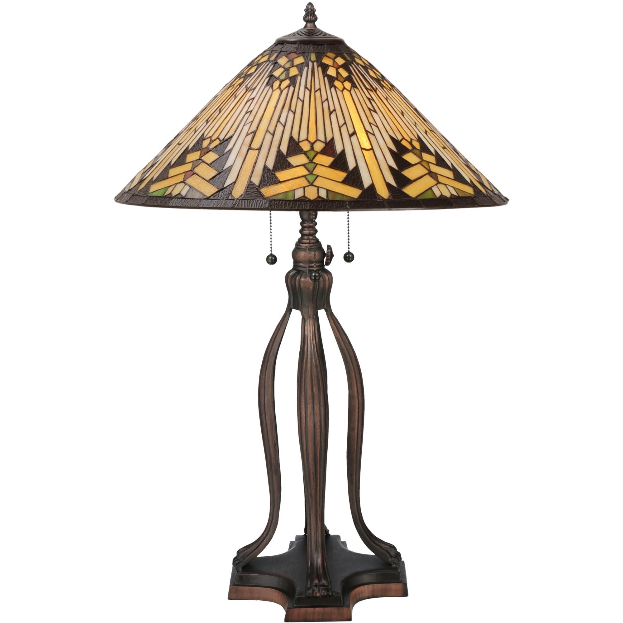 Nuevo Mission 31 Inch Table Light, Bedside Table Lamp, Height: 31.0 Inches