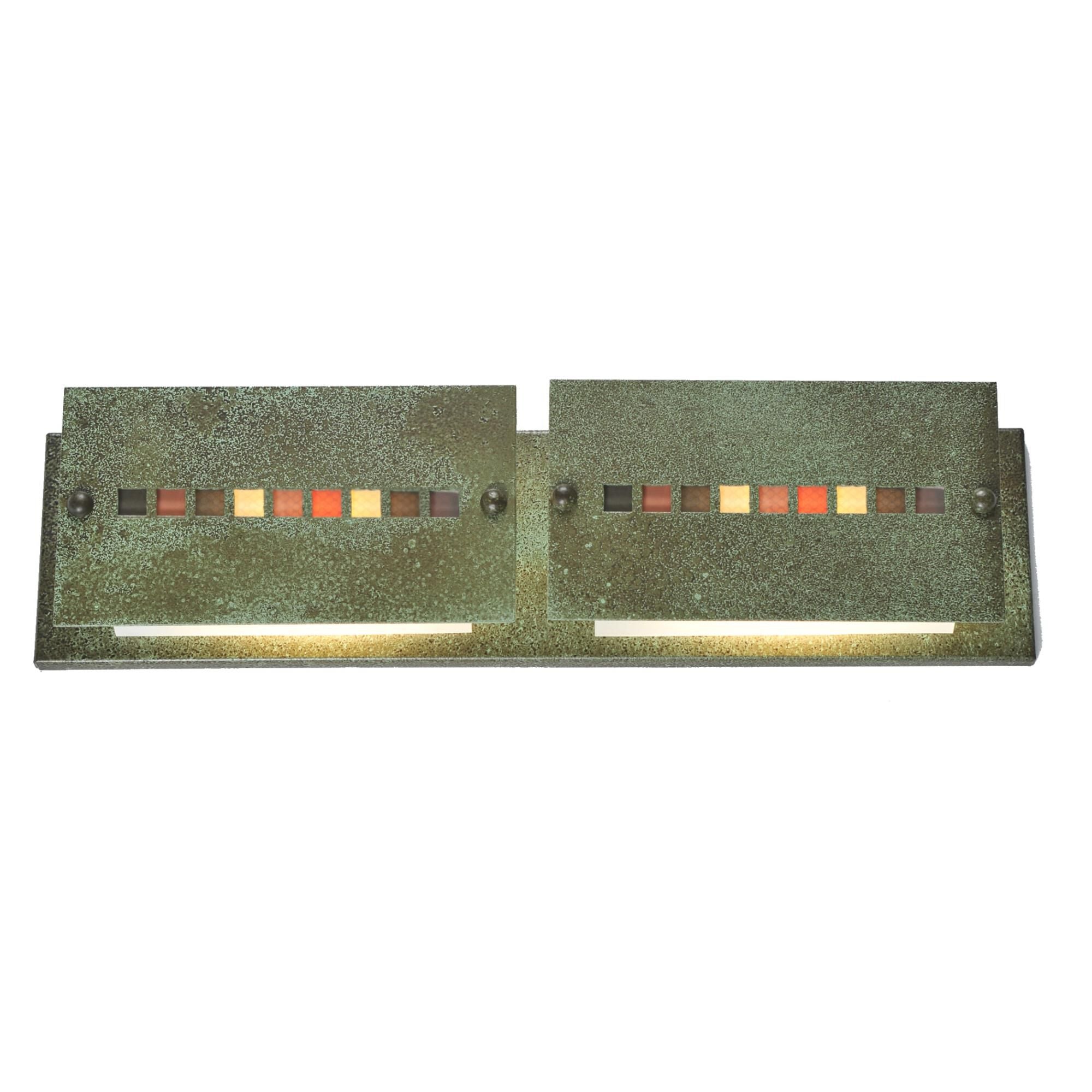 Moss Creek Stepping Stone 24 Inch 2 Light Bath Vanity Fixture - Height: 6.0 Inches, Bathroom Vanity Light