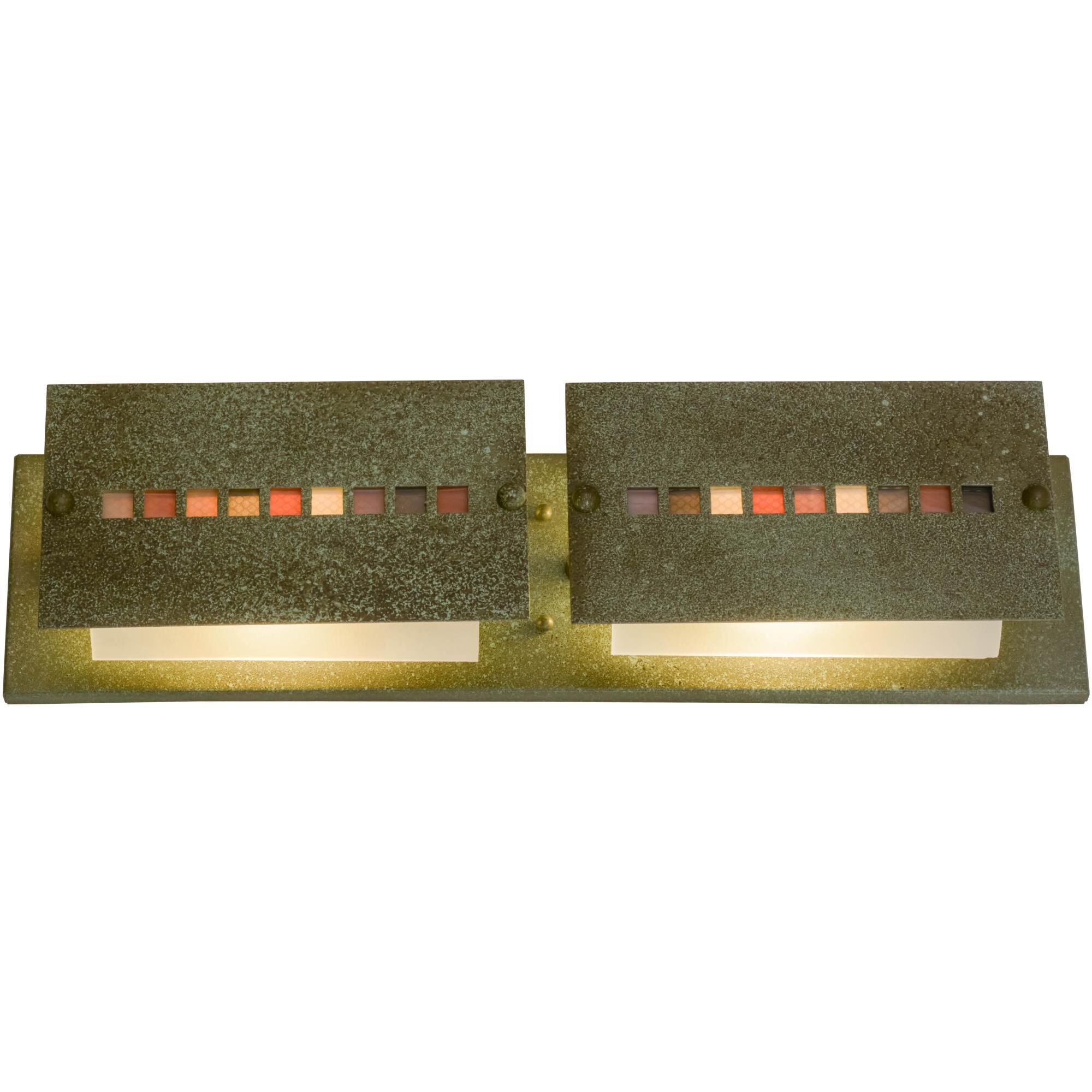 Moss Creek Stepping Stone 24 Inch 2 Light Bath Vanity Fixture - Height: 4.5 Inches, Bathroom Vanity Light