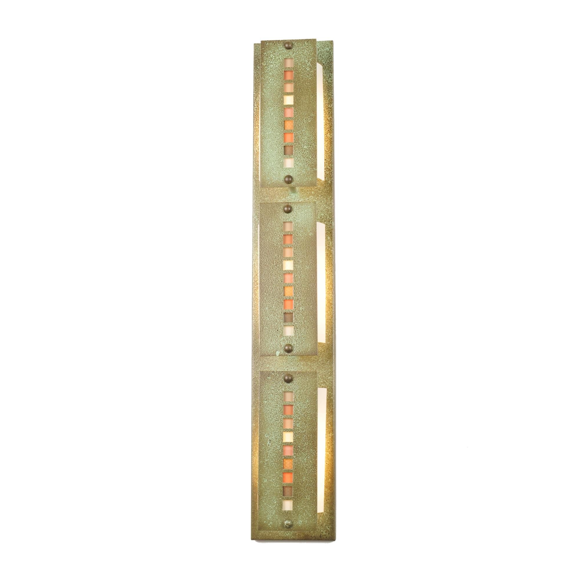Moss Creek Stepping Stone 36 Inch 3 Light Bath Vanity Fixture - Height: 6.0 Inches, Bathroom Vanity Light