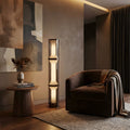 Miles Standing Light, Bedside Table Lamp, Glass, Dia 17cm x H 99cm