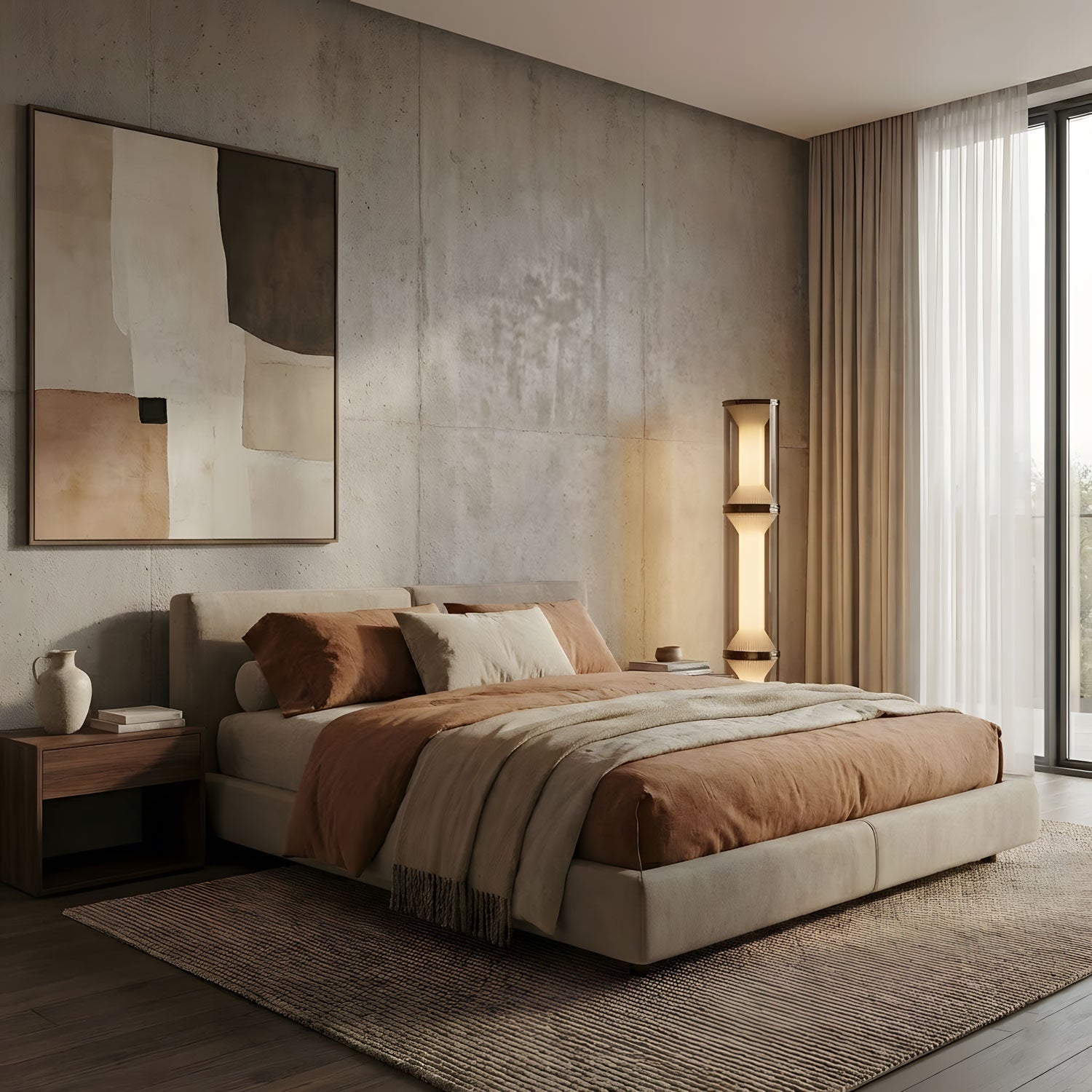 Miles Standing Light, Bedside Table Lamp, detail 2