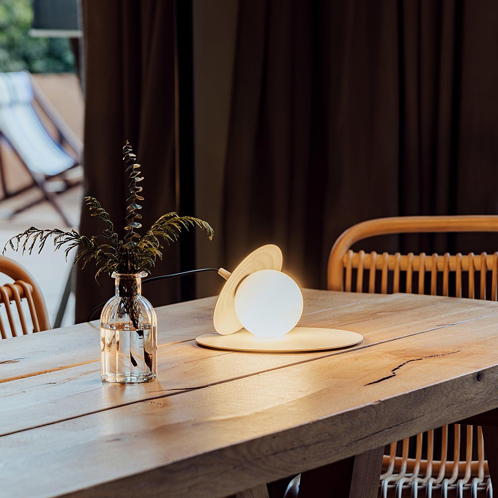 Miller Record Table Light, Bedside Table Lamp, detail 2