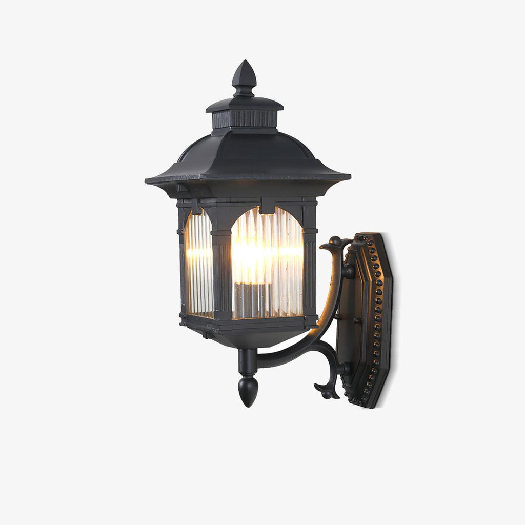 Miller Roof Wall Light, Hardwired Wall Sconce, Metal, L 7.5″ x W 9.4″ x H 16.9″