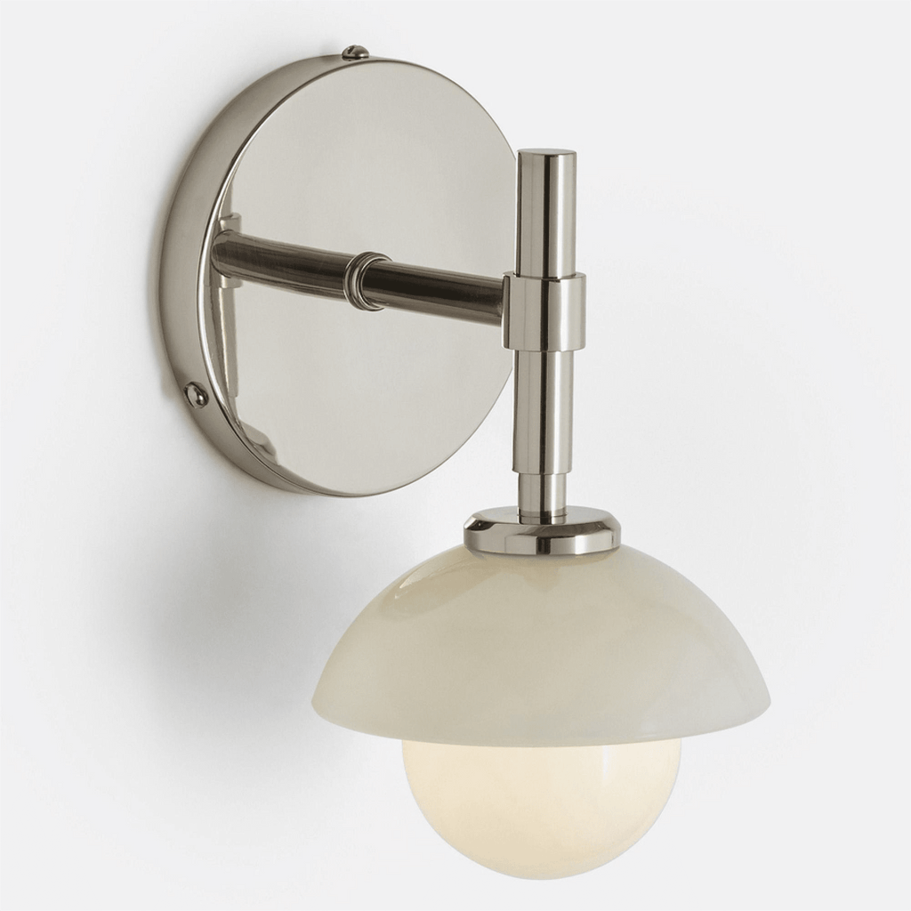 Milo Alabaster Double Wall Light, Hardwired Wall Sconce, detail 19