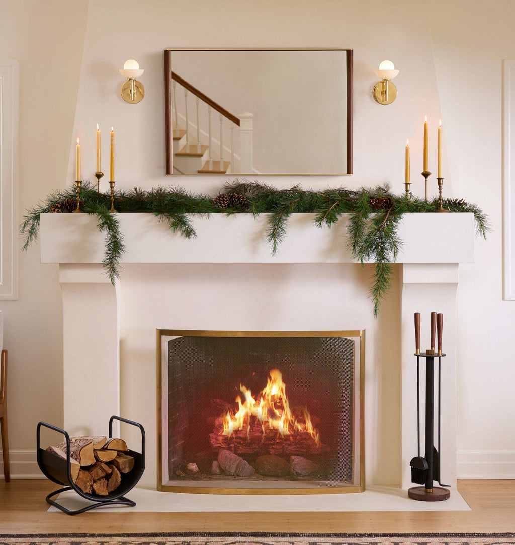 Milo Alabaster Double Wall Light, Hardwired Wall Sconce, detail 26