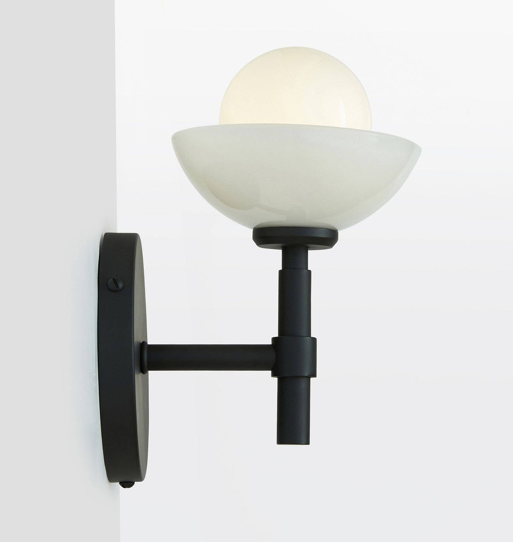Milo Alabaster Double Wall Light, Hardwired Wall Sconce, detail 23